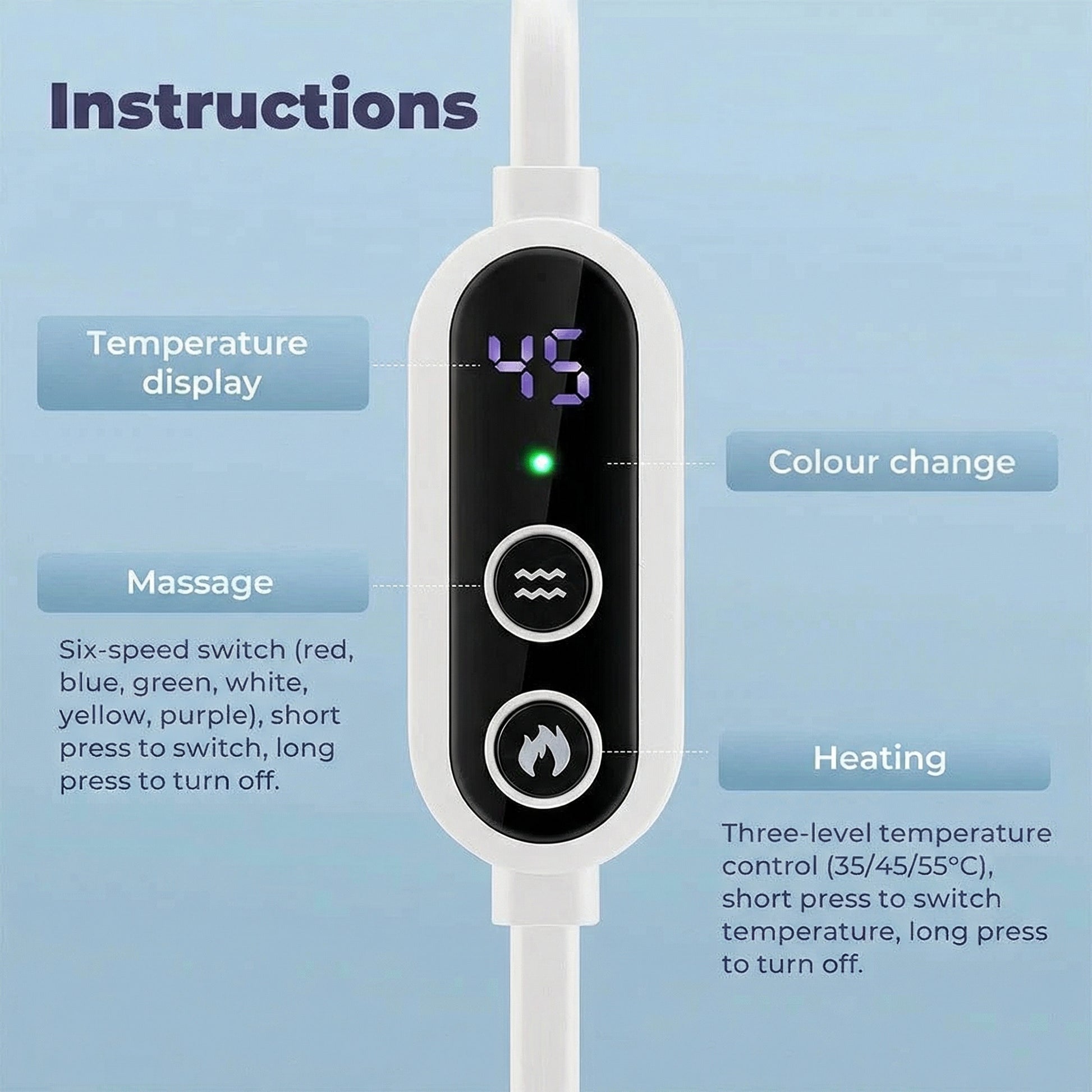 CalmPress - Heated & Vibrating Mask